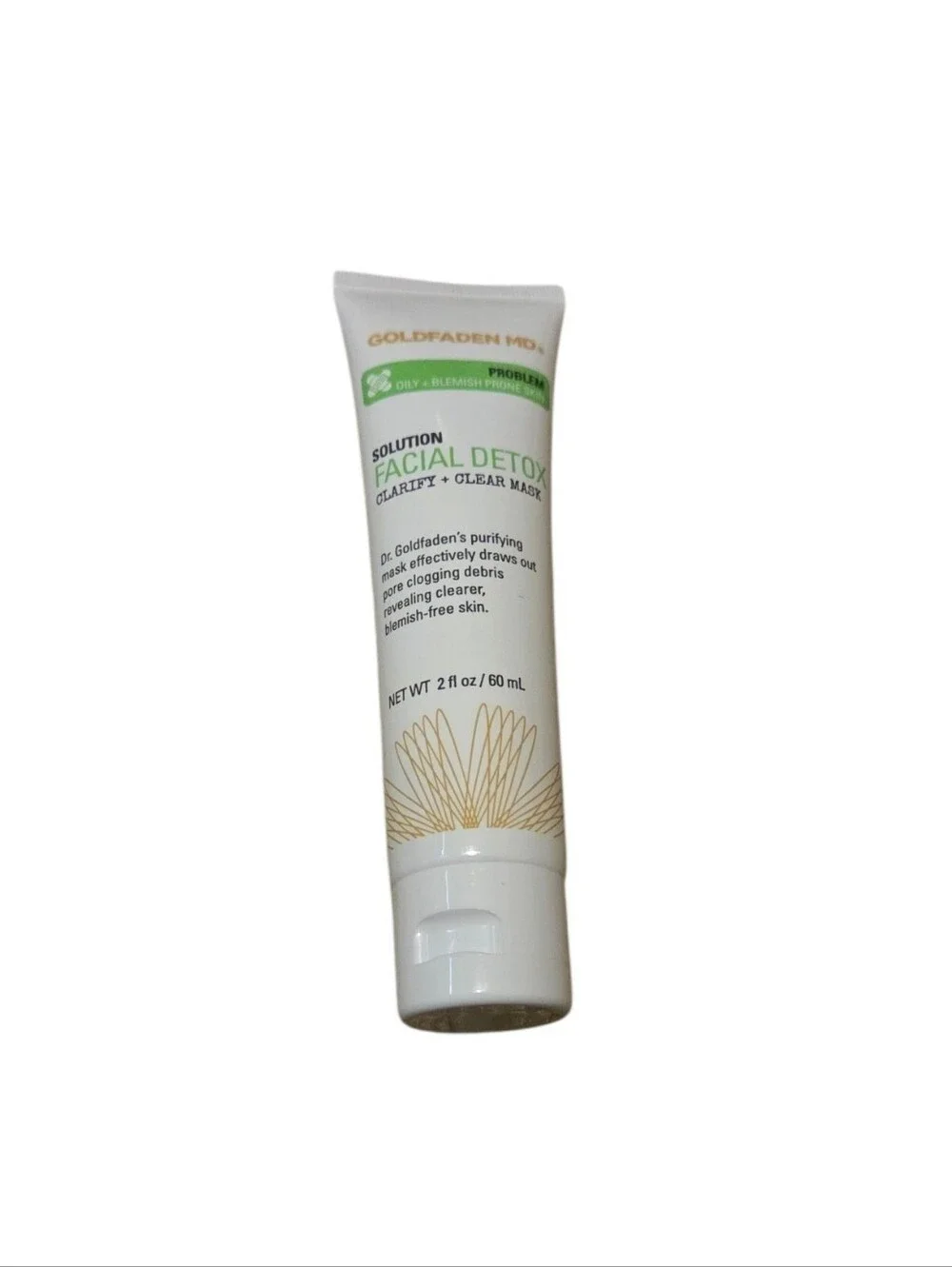 Goldfaden MD Facial Detox Clarify + Clear Mask 2 oz NIB